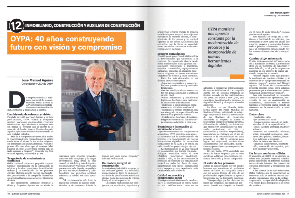 Entrevista José Manuél Aguirre Quién es Quién